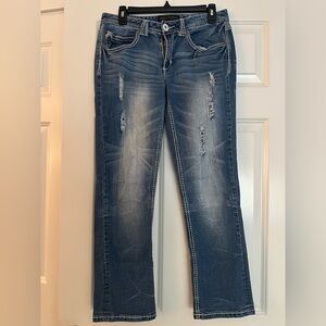 Classic Blue Straight Leg Women's Jeans